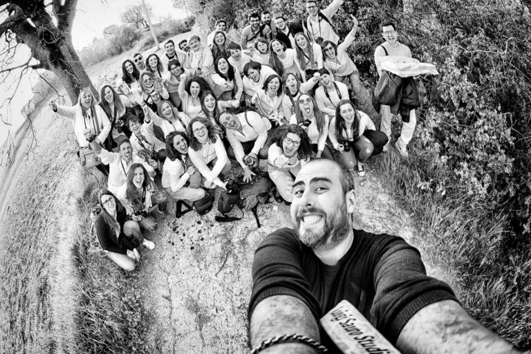 Foto di gruppo studenti corso fotografia FunSchool Ancona
