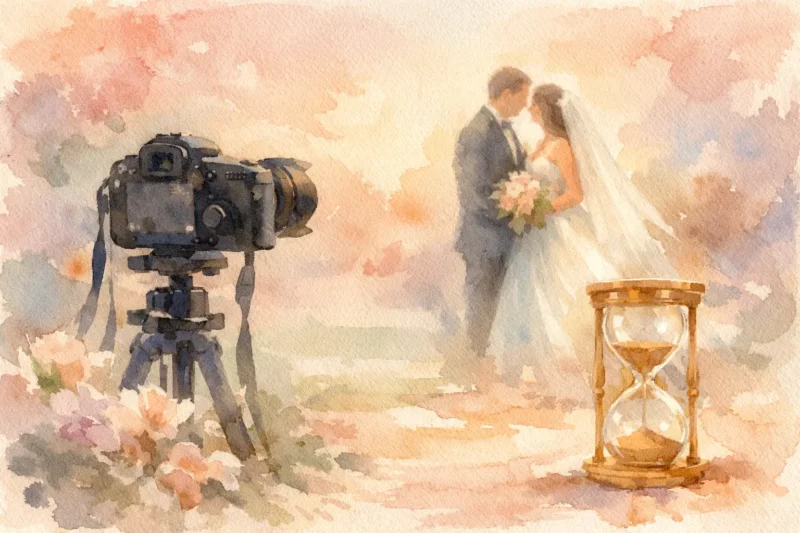 Quanto dura un servizio fotografico matrimonio