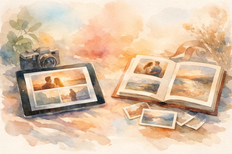 Album digitale o album stampato: quale scegliere?