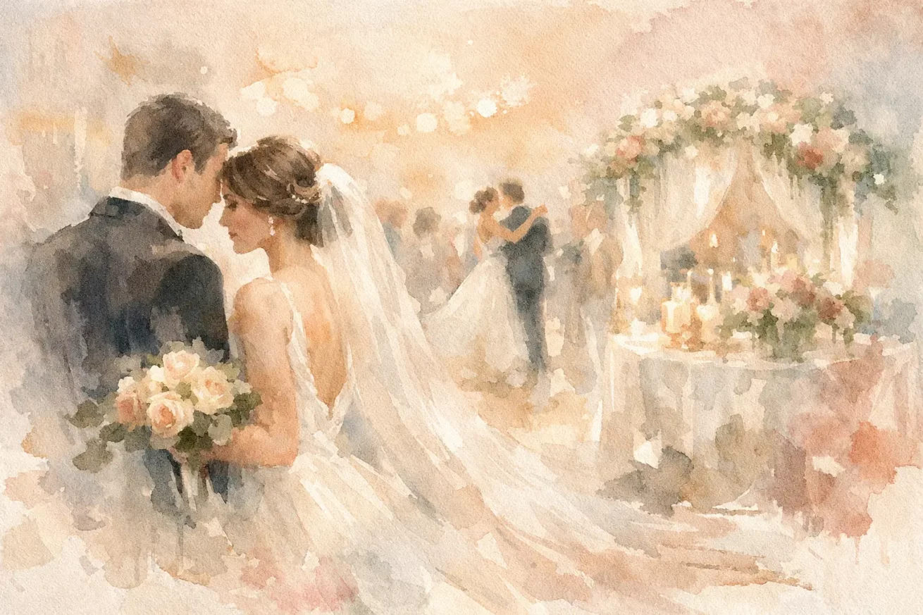 Esempio reportage matrimonio elegante