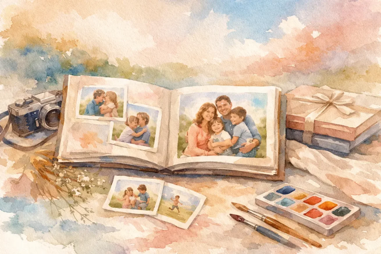 Guida all'album fotografico per famiglie